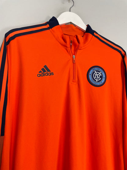 2020/21 NEW YORK CITY 1/4 ZIP JACKET (XL) ADIDAS