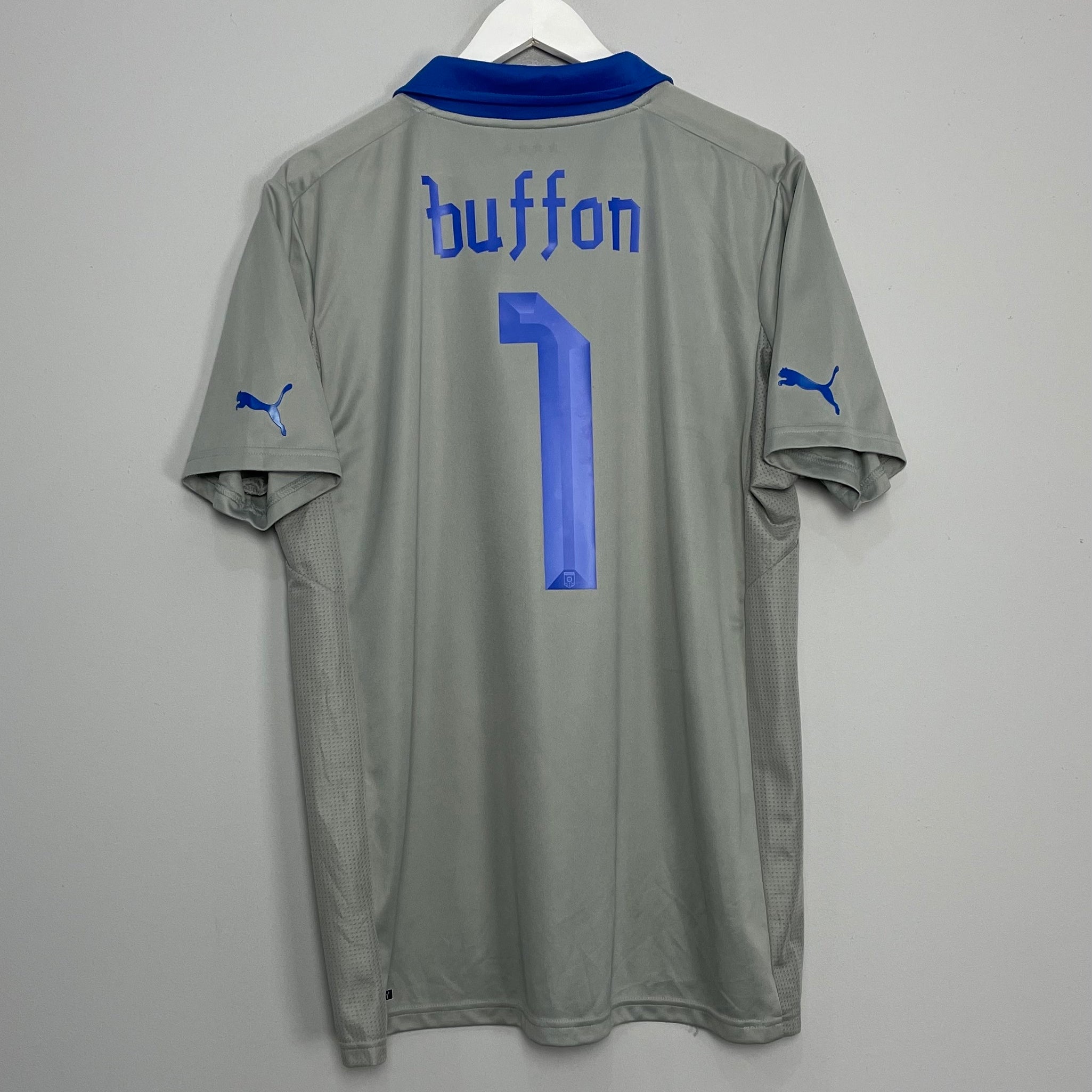 Shop 2012/13 ITALY BUFFON #1 GK SHIRT (XL) PUMA, classic football shirts, vintage football shirts & retro soccer jerseys at Cult Kits