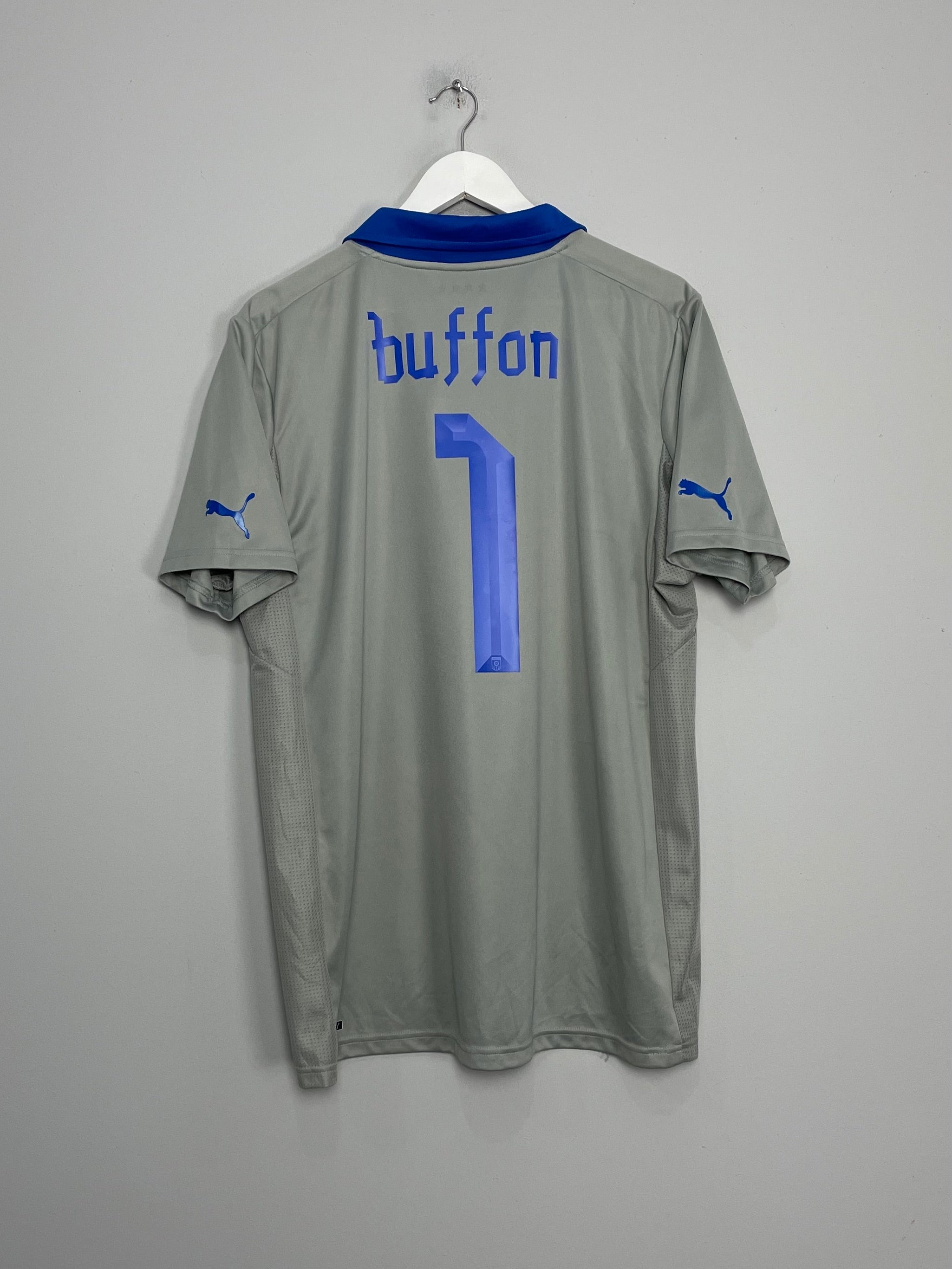 Shop 2012/13 ITALY BUFFON #1 GK SHIRT (XL) PUMA, classic football shirts, vintage football shirts & retro soccer jerseys at Cult Kits