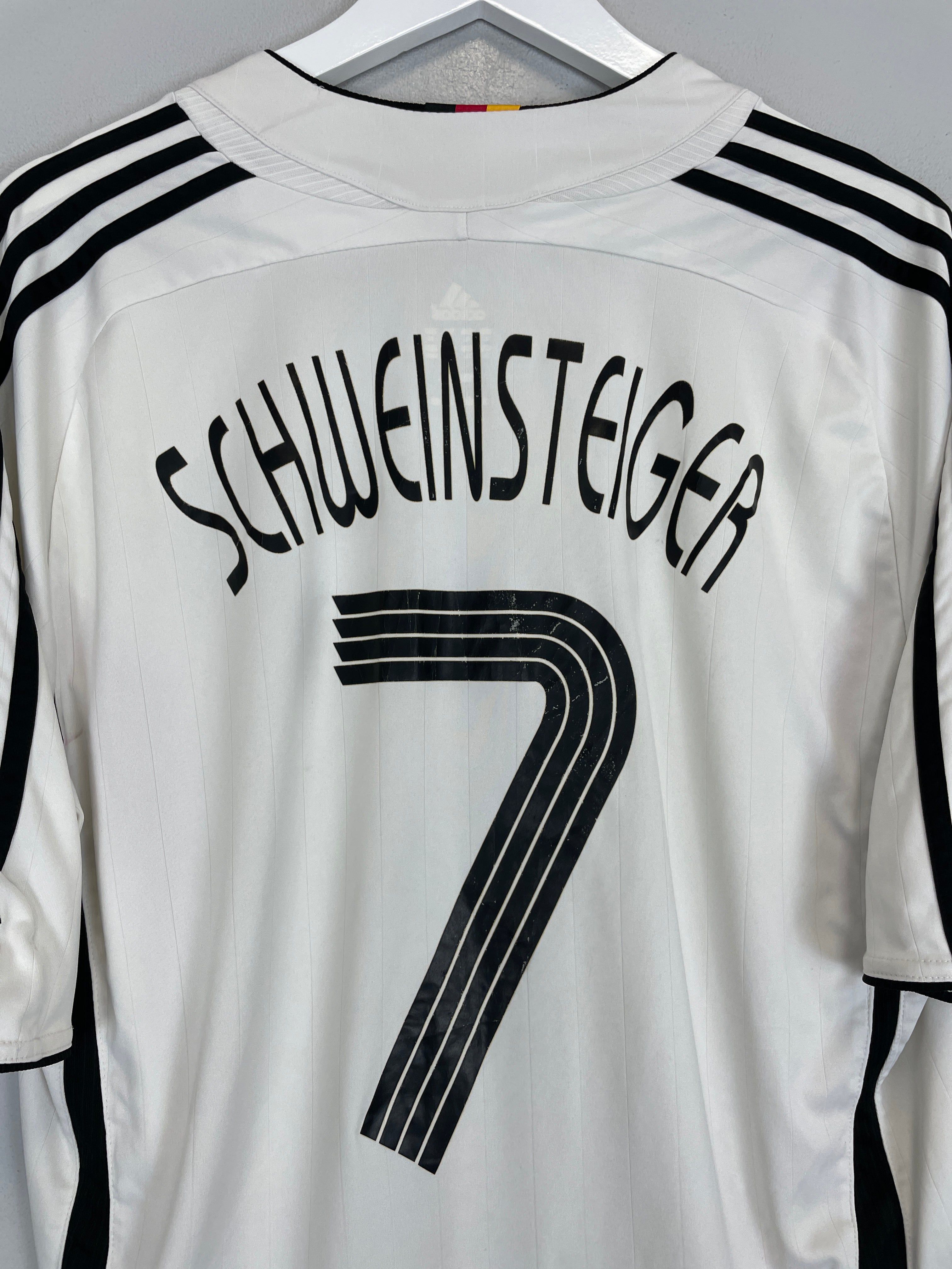 Shop 2006/07 GERMANY SCHWEINSTEIGER #7 HOME SHIRT (XL) ADIDAS, classic football shirts, vintage football shirts & retro soccer jerseys at Cult Kits