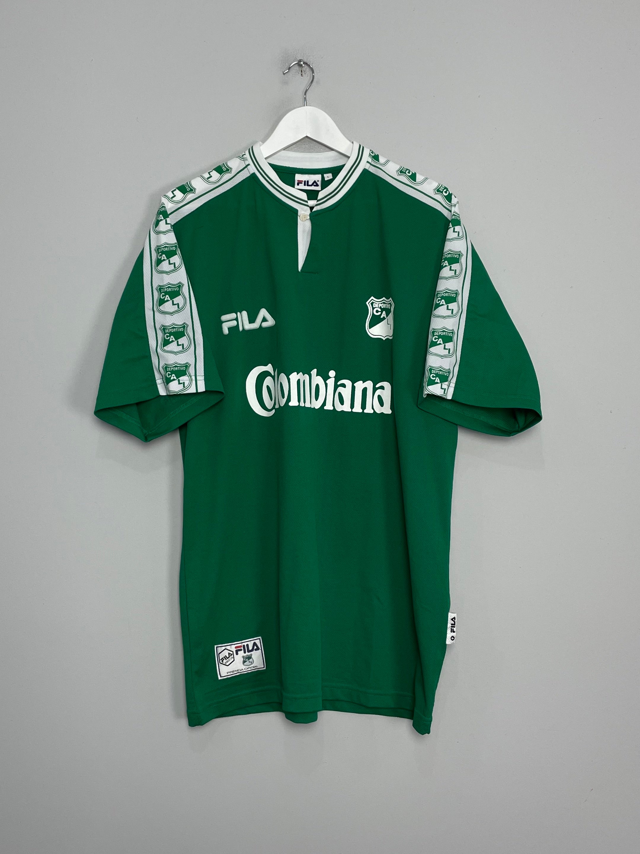 Shop 1999/00 DEPORTIVO CALI HOME SHIRT (L) FILA, classic football shirts, vintage football shirts & retro soccer jerseys at Cult Kits