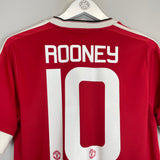 Shop 2015/16 MANCHESTER UNITED ROONEY #10 HOME SHIRT (S) ADIDAS, classic football shirts, vintage football shirts & retro soccer jerseys at Cult Kits
