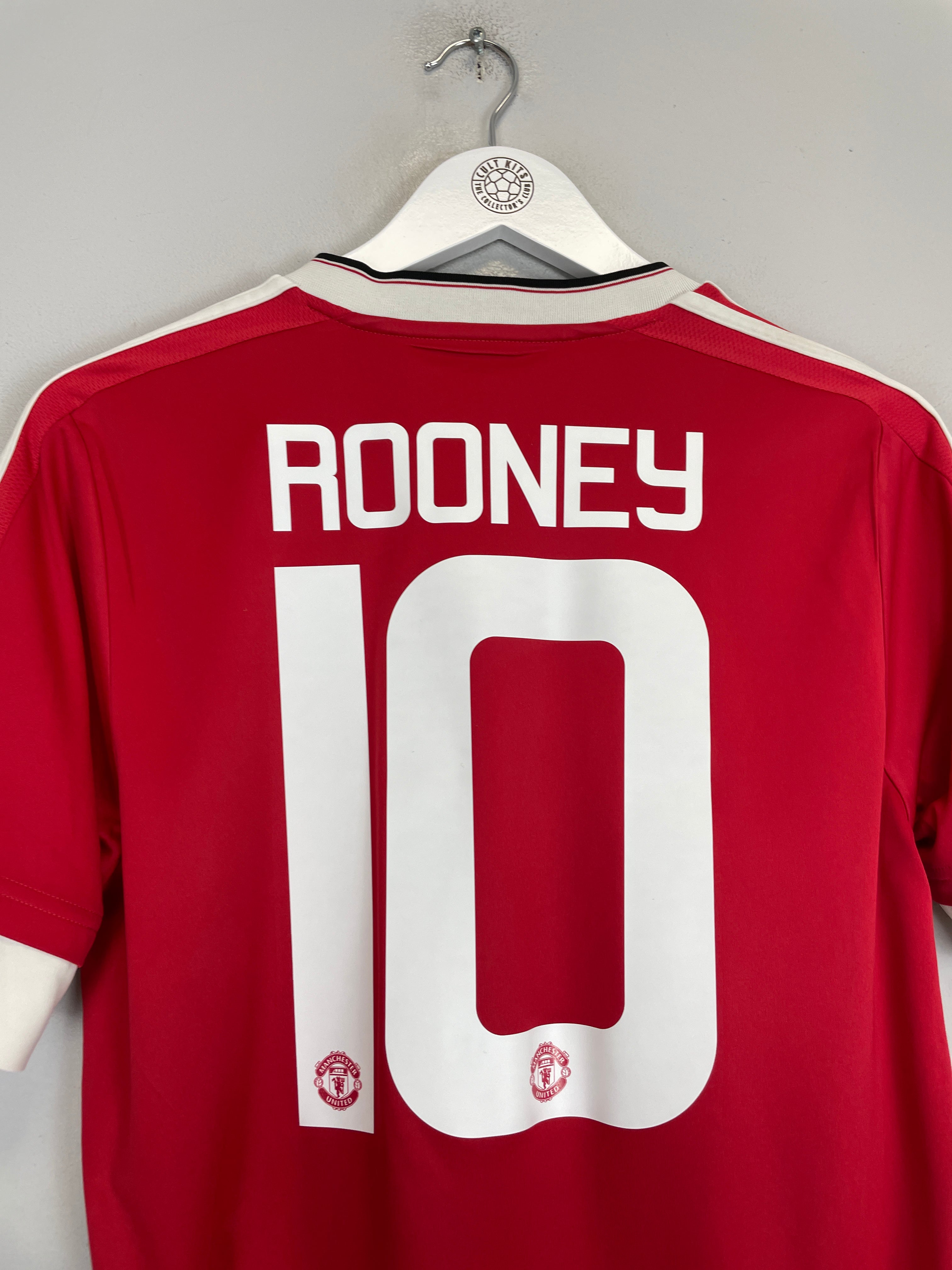 Shop 2015/16 MANCHESTER UNITED ROONEY #10 HOME SHIRT (S) ADIDAS, classic football shirts, vintage football shirts & retro soccer jerseys at Cult Kits