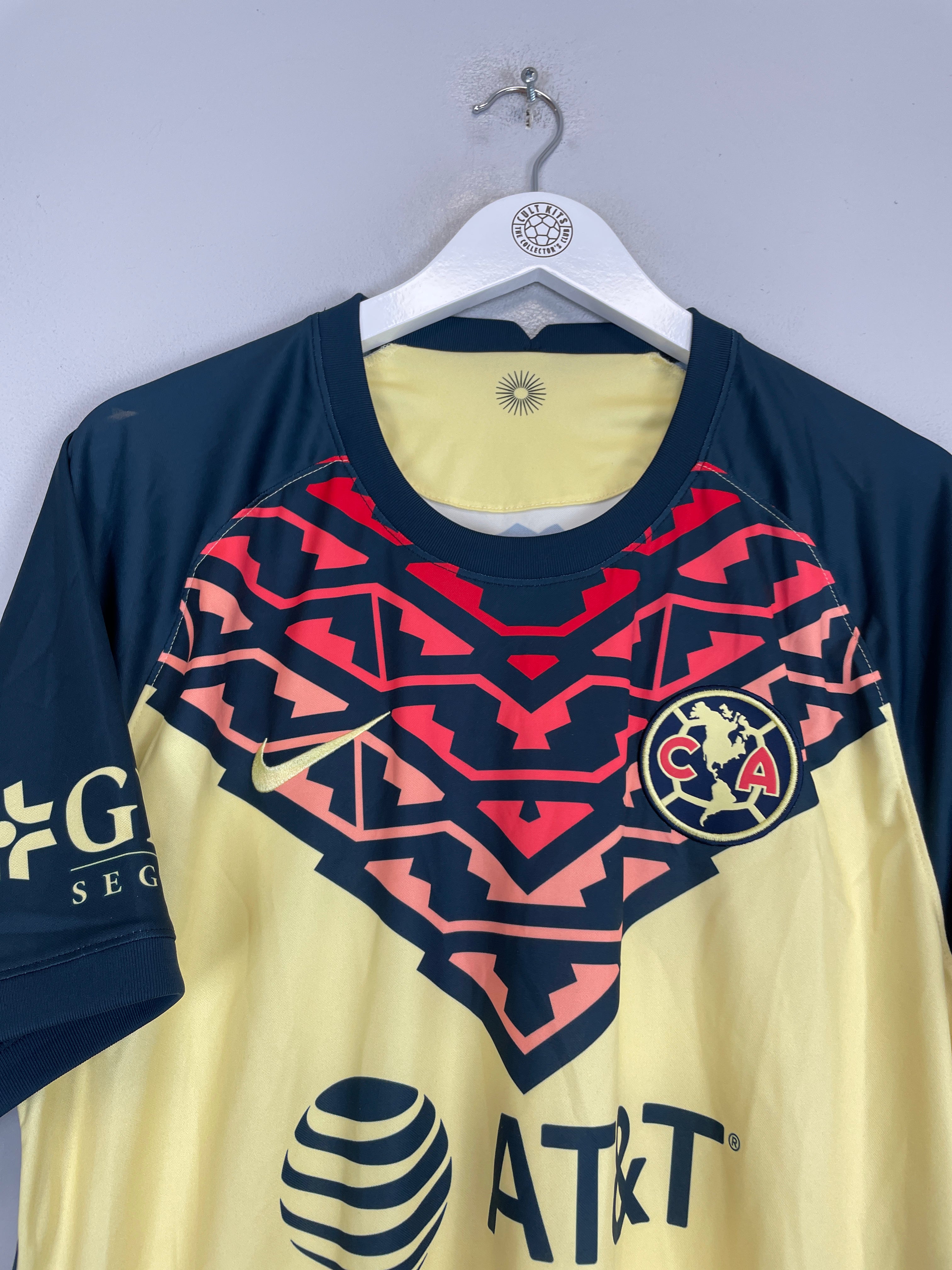 Shop 2021/22 CLUB AMERICA *BNWT* HOME SHIRT (XL) NIKE, classic football shirts, vintage football shirts & retro soccer jerseys at Cult Kits