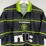 Shop 1999/00 CELTIC LARSSON #7 AWAY SHIRT (L) UMBRO, classic football shirts, vintage football shirts & retro soccer jerseys at Cult Kits