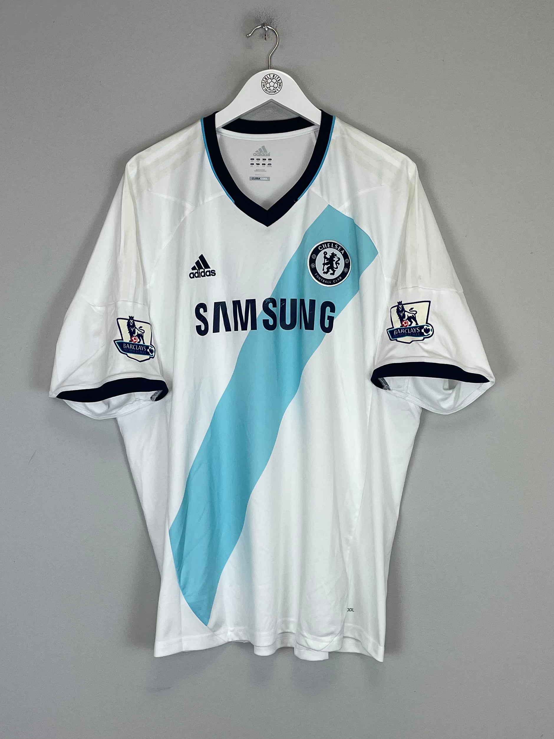 Shop 2012/13 CHELSEA AWAY SHIRT (XXL) ADIDAS, classic football shirts, vintage football shirts & retro soccer jerseys at Cult Kits