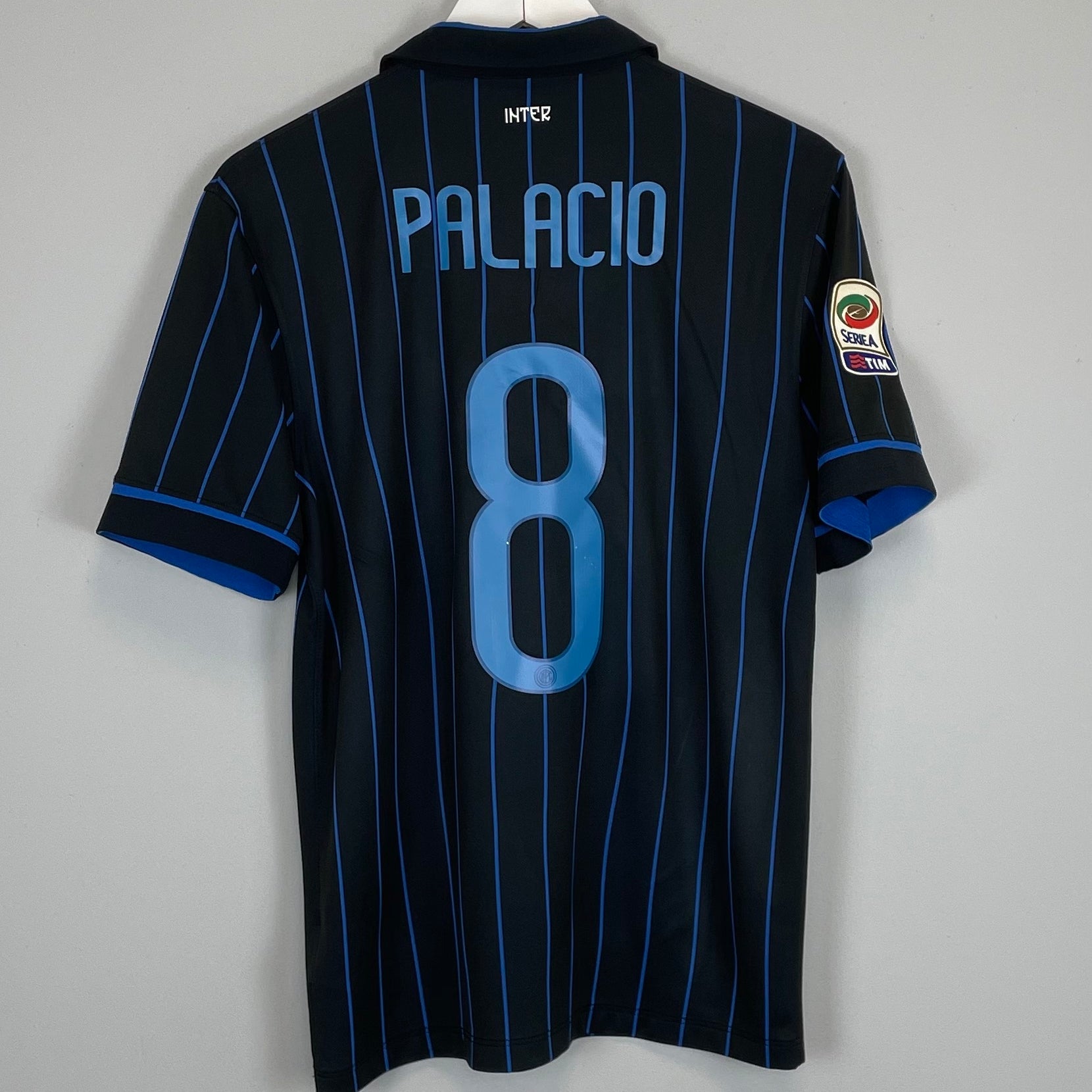 Shop 2014/15 INTER MILAN PALACIO #8 HOME SHIRT (S) NIKE, classic football shirts, vintage football shirts & retro soccer jerseys at Cult Kits