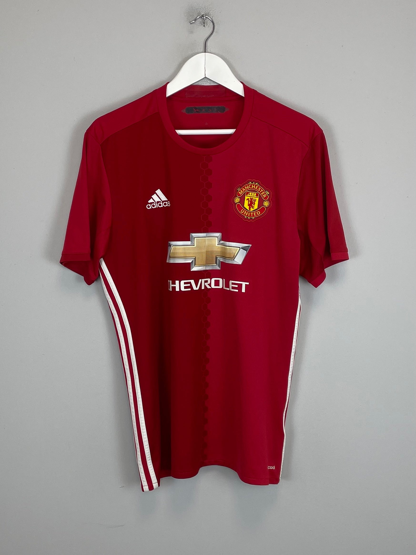Shop 2016/17 MANCHESTER UNITED IBRAHIMOVIC #9 HOME SHIRT (L) ADIDAS, classic football shirts, vintage football shirts & retro soccer jerseys at Cult Kits