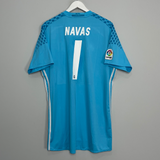 Shop 2016/17 REAL MADRID NAVAS #1 GK SHIRT (XL) ADIDAS, classic football shirts, vintage football shirts & retro soccer jerseys at Cult Kits