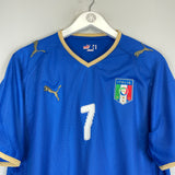 Shop 2007/08 ITALY DEL PIERO #7 HOME SHIRT (XL) PUMA, classic football shirts, vintage football shirts & retro soccer jerseys at Cult Kits
