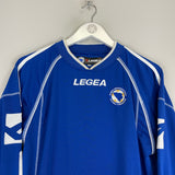 2005/06 BOSNIA L/S AWAY SHIRT (XL) LEGEA