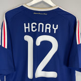 2009/10 FRANCE HENRY #12 HOME SHIRT (XL) ADIDAS