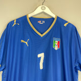 2007/08 ITALY DEL PIERO #7 *PLAYER ISSUE* HOME SHIRT (XXL) PUMA