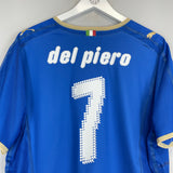 2007/08 ITALY DEL PIERO #7 *PLAYER ISSUE* HOME SHIRT (XXL) PUMA