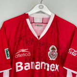 2008/09 DEPORTIVO TOLUCA MANCILLA #9 *SQUAD SIGNED* HOME SHIRT (XL) ATLETICA