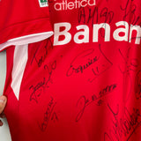 2008/09 DEPORTIVO TOLUCA MANCILLA #9 *SQUAD SIGNED* HOME SHIRT (XL) ATLETICA