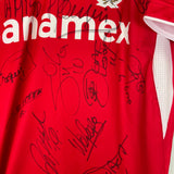2008/09 DEPORTIVO TOLUCA MANCILLA #9 *SQUAD SIGNED* HOME SHIRT (XL) ATLETICA
