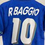 Shop 1994 ITALY BAGGIO #10 HOME SHIRT (L) DIADORA, classic football shirts, vintage football shirts & retro soccer jerseys at Cult Kits