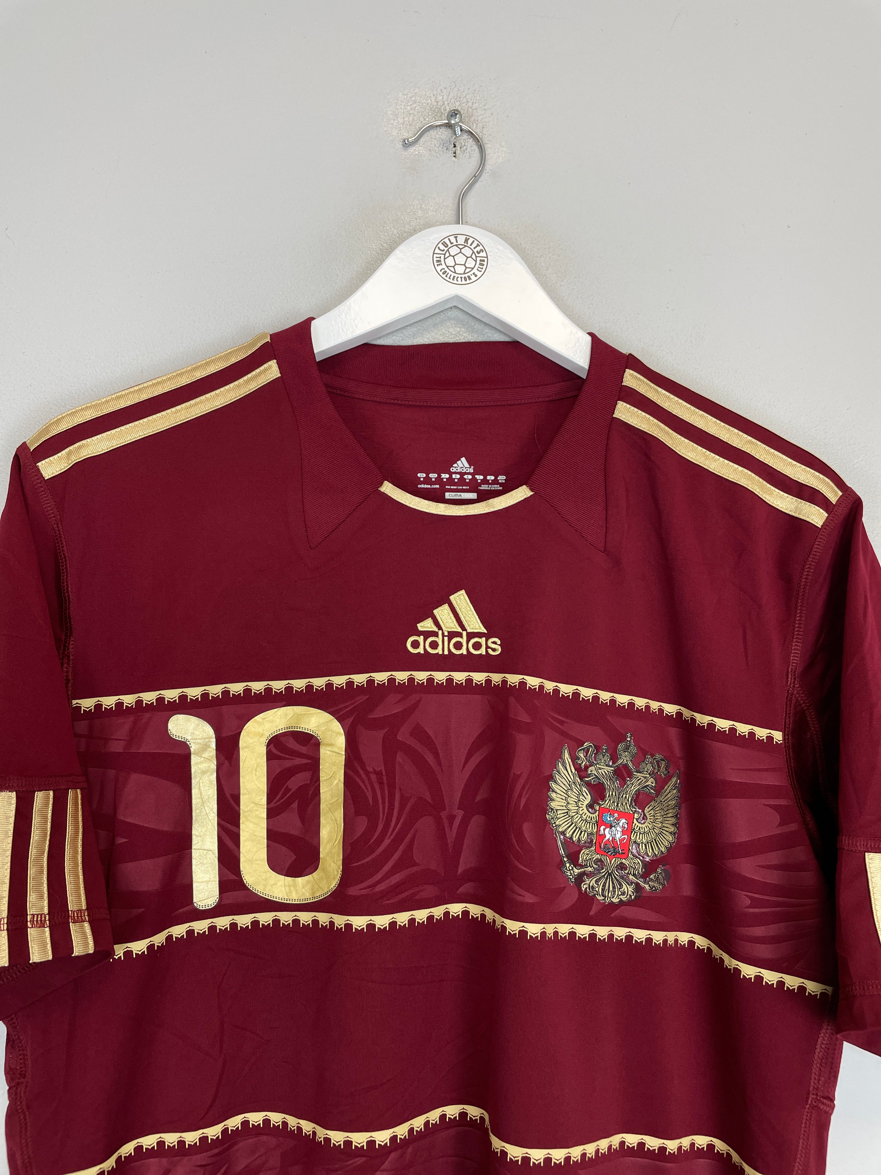 Shop 2009/10 RUSSIA ARSHAVIN #10 AWAY SHIRT (M) ADIDAS, classic football shirts, vintage football shirts & retro soccer jerseys at Cult Kits