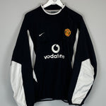 Shop 2003/05 MANCHESTER UNITED DRILL TOP (XL) NIKE, classic football shirts, vintage football shirts & retro soccer jerseys at Cult Kits