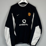 Shop 2003/05 MANCHESTER UNITED DRILL TOP (XL) NIKE, classic football shirts, vintage football shirts & retro soccer jerseys at Cult Kits