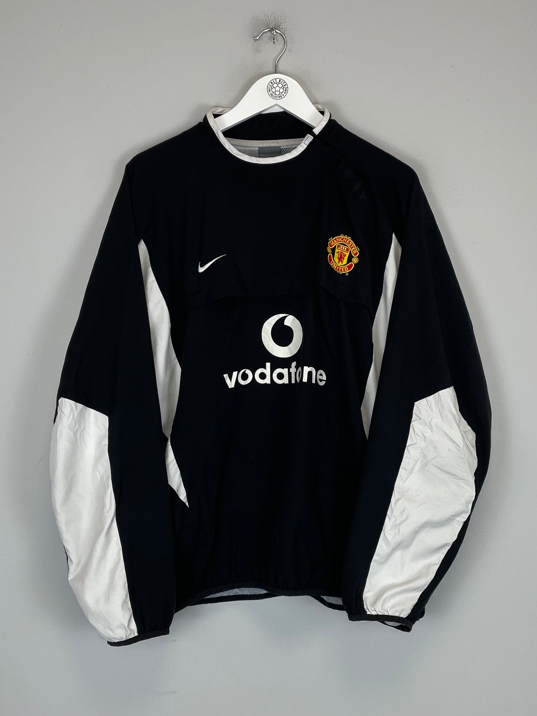 Shop 2003/05 MANCHESTER UNITED DRILL TOP (XL) NIKE, classic football shirts, vintage football shirts & retro soccer jerseys at Cult Kits
