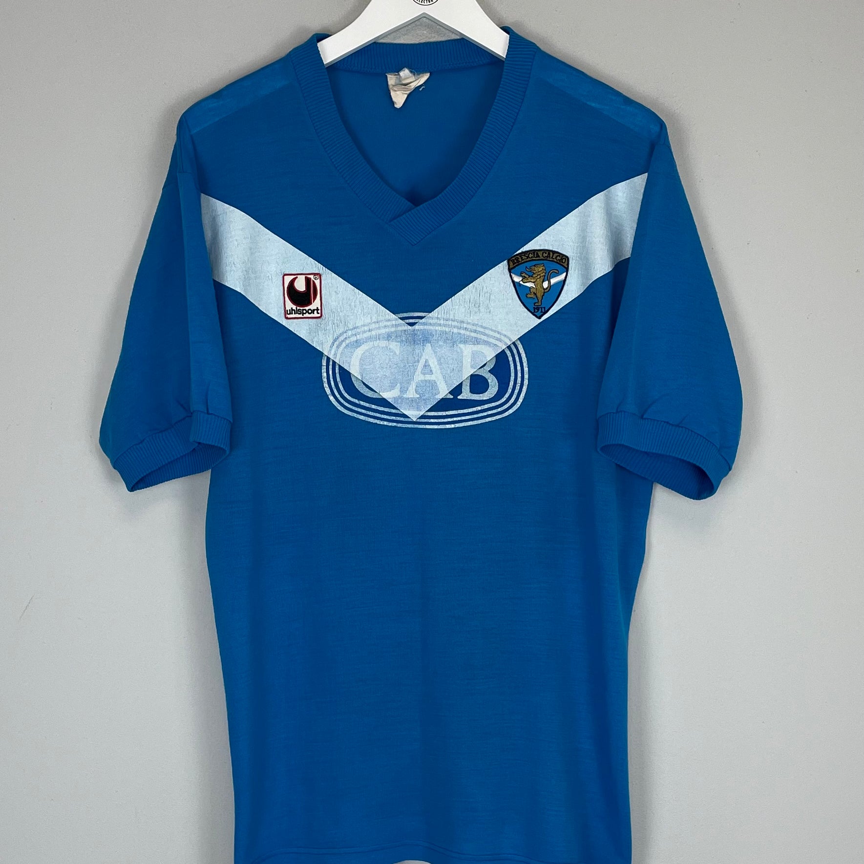 Shop 1991/92 BRESCIA TRAINING SHIRT (XL) UHLSPORT, classic football shirts, vintage football shirts & retro soccer jerseys at Cult Kits