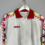 Shop 1994/96 BELGIUM L/S TEMPLATE SHIRT (S) DIADORA, classic football shirts, vintage football shirts & retro soccer jerseys at Cult Kits