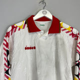 Shop 1994/96 BELGIUM L/S TEMPLATE SHIRT (S) DIADORA, classic football shirts, vintage football shirts & retro soccer jerseys at Cult Kits