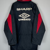1992/93 MANCHESTER UNITED BENCH COAT (XL) UMBRO