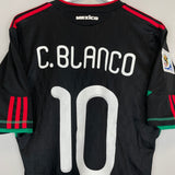 2010/11 MEXICO BLANCO #10 AWAY SHIRT (M) ADIDAS