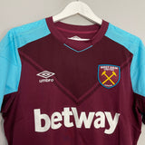 Shop 2017/18 WEST HAM CHICHARITO #17 HOME SHIRT (M) UMBRO, classic football shirts, vintage football shirts & retro soccer jerseys at Cult Kits