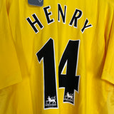 2006/07 ARSENAL HENRY #14 *BNWT* PLAYER ISSUE AWAY SHIRT (XXL) NIKE