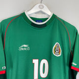 2001/02 MEXICO C.BLANCO #10 HOME SHIRT (M) ATLETICA