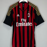 2014/15 AC MILAN BALOTELLI #45 HOME SHIRT (L) ADIDAS