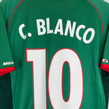 2001/02 MEXICO C.BLANCO #10 HOME SHIRT (M) ATLETICA