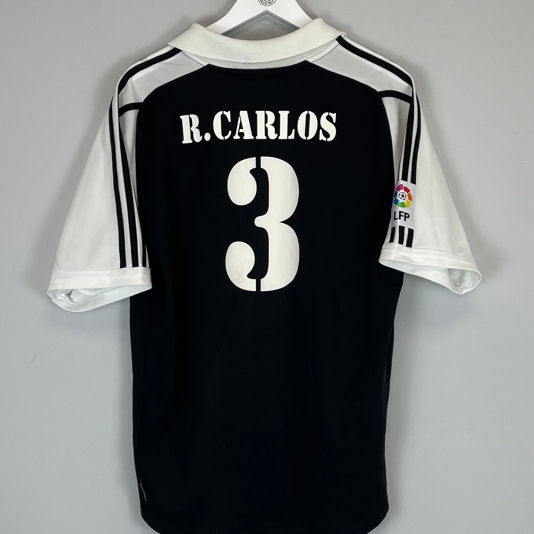 2001/02 REAL MADRID R.CARLOS #3 AWAY SHIRT (L) ADIDAS – Cult Kits