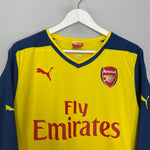 Shop 2014/15 ARSENAL OZIL #11 L/S AWAY SHIRT (L) PUMA, classic football shirts, vintage football shirts & retro soccer jerseys at Cult Kits