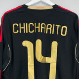 2011/12 MEXICO CHICHARITO #14 L/S AWAY SHIRT (XL) ADIDAS