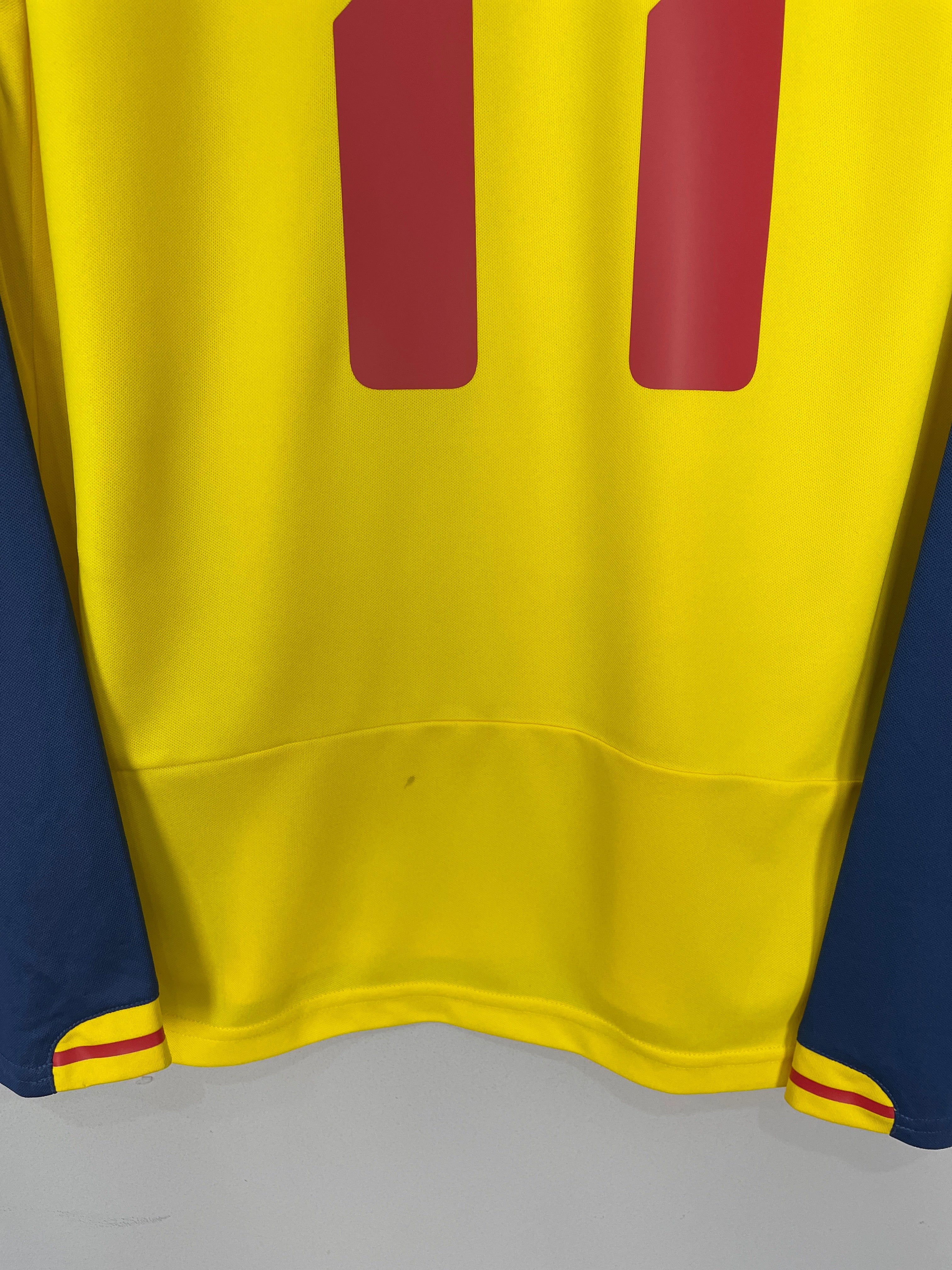 Shop 2014/15 ARSENAL OZIL #11 L/S AWAY SHIRT (L) PUMA, classic football shirts, vintage football shirts & retro soccer jerseys at Cult Kits