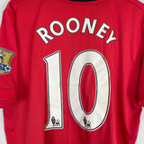 2009/10 MANCHESTER UNITED ROONEY #10 HOME SHIRT (XL) NIKE