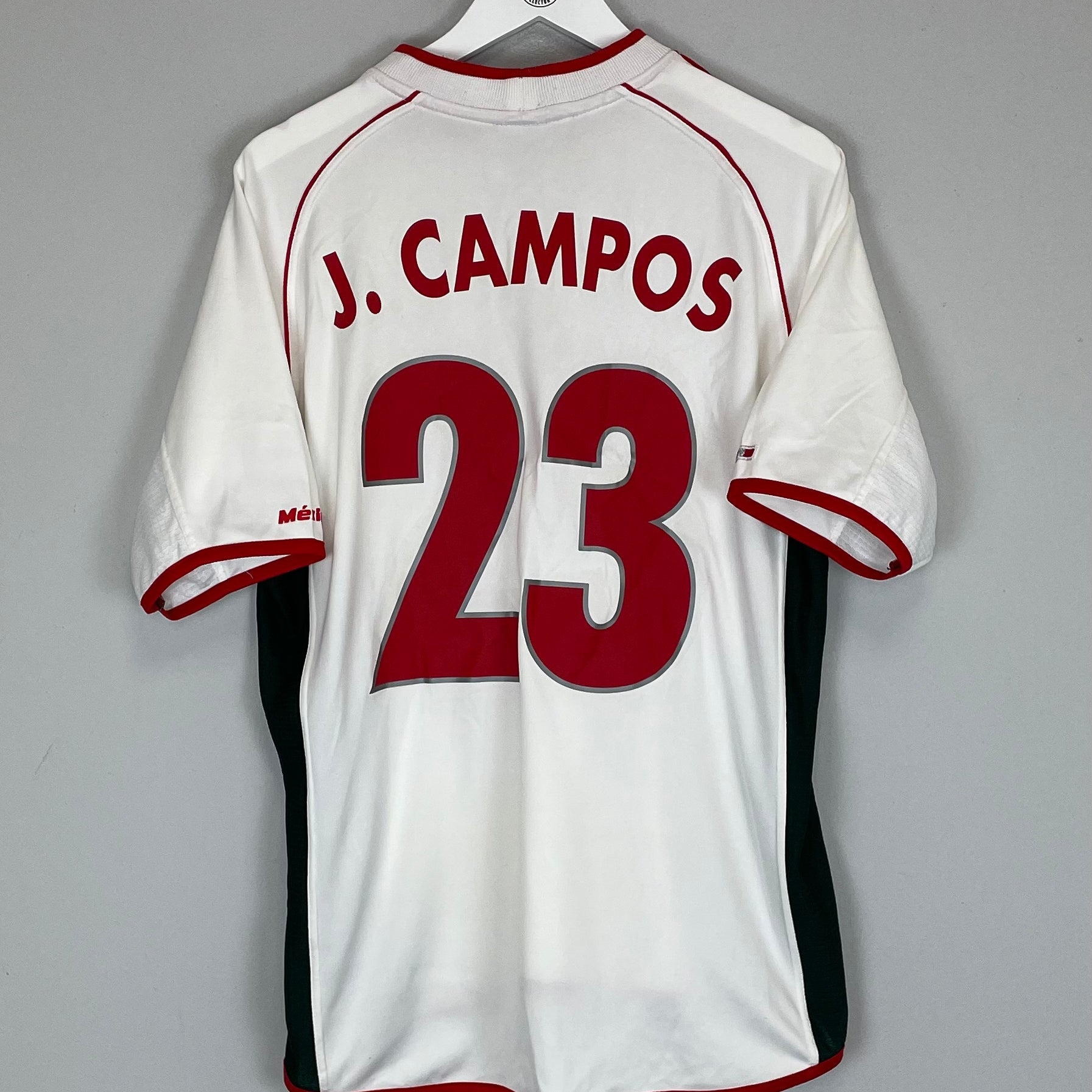 Shop 2001/02 MEXICO J.CAMPOS #23 AWAY SHIRT (XL) ATLETICA, classic football shirts, vintage football shirts & retro soccer jerseys at Cult Kits