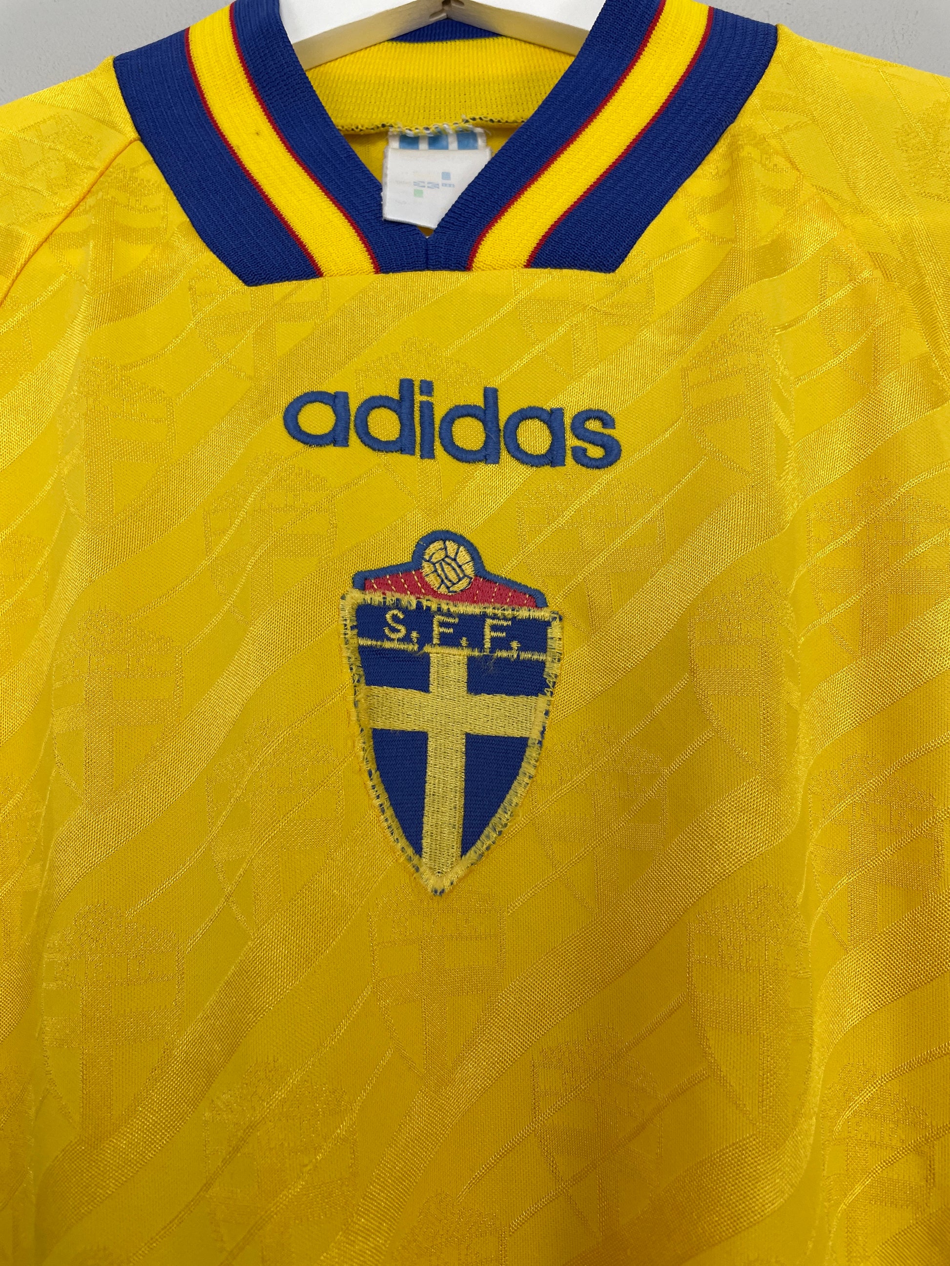 adidas Sweden 1992-1994 Home Jersey - USED Condition (Great) - Size M