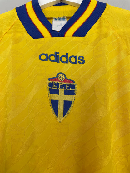1994/95 SWEDEN HOME SHIRT (M) ADIDAS