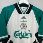 Shop 1993/95 LIVERPOOL AWAY SHIRT (M) ADIDAS, classic football shirts, vintage football shirts & retro soccer jerseys at Cult Kits