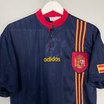 Shop 1996/98 SPAIN AWAY SHIRT (L) ADIDAS, classic football shirts, vintage football shirts & retro soccer jerseys at Cult Kits