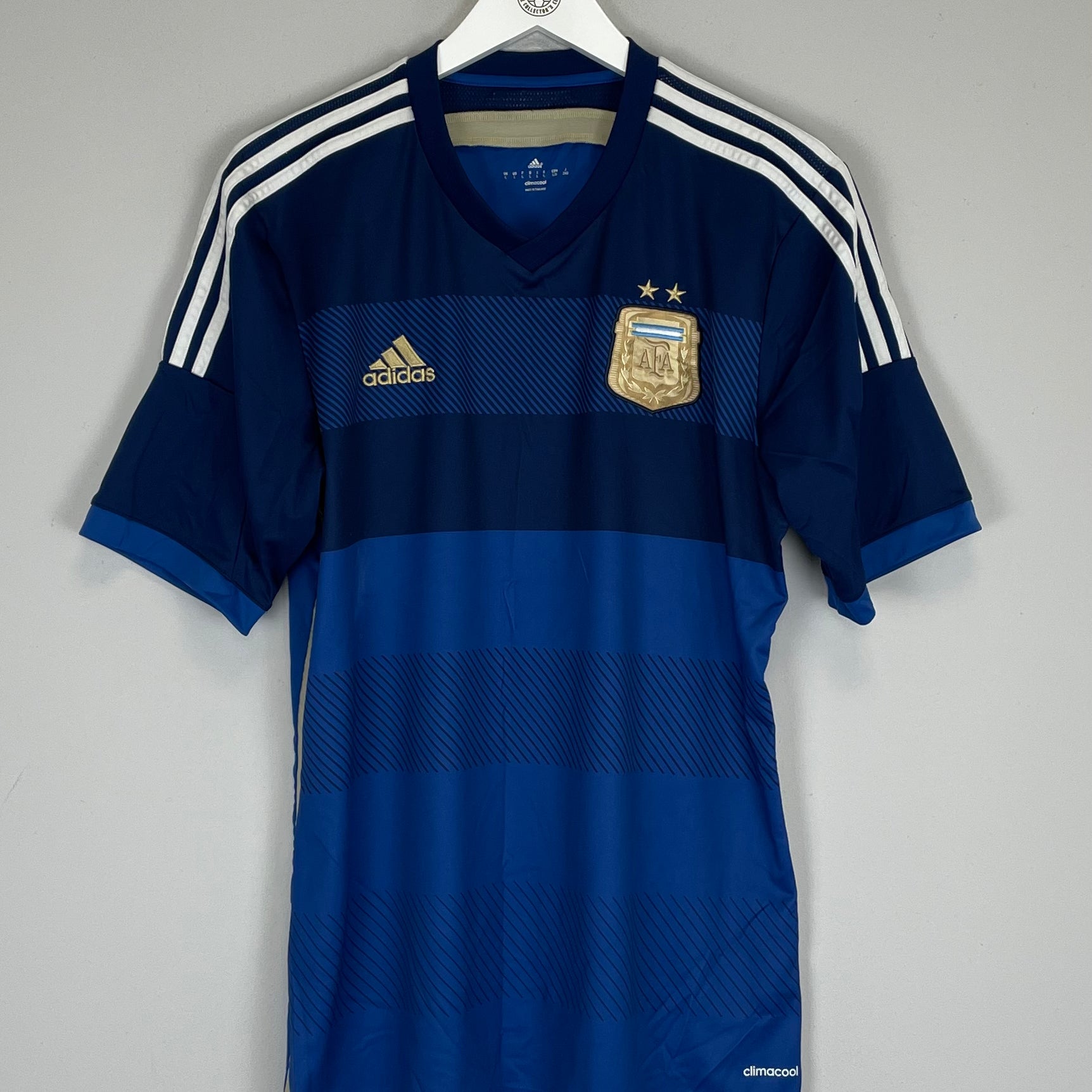 Shop 2013/15 ARGENTINA AWAY SHIRT (L) ADIDAS, classic football shirts, vintage football shirts & retro soccer jerseys at Cult Kits