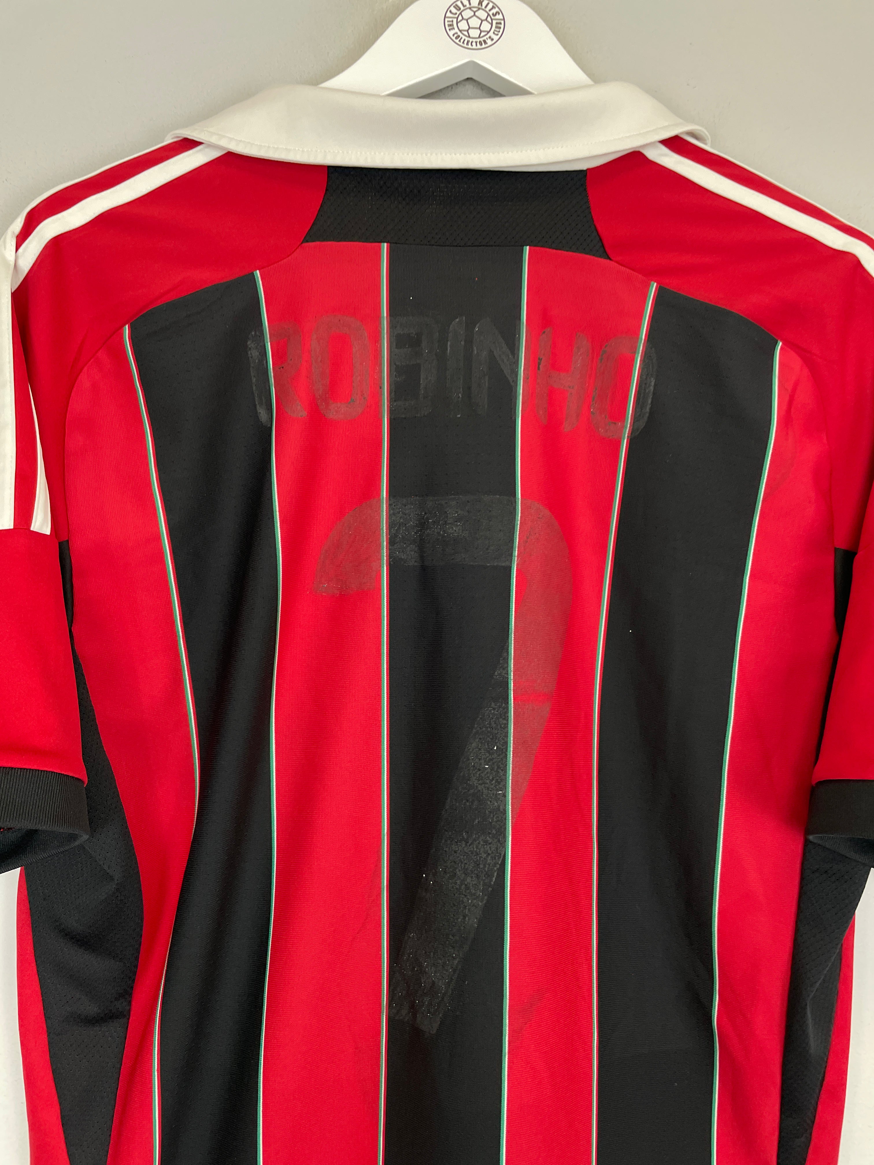 Shop 2012/13 AC MILAN ROBINHO #7 HOME SHIRT (L) ADIDAS, classic football shirts, vintage football shirts & retro soccer jerseys at Cult Kits