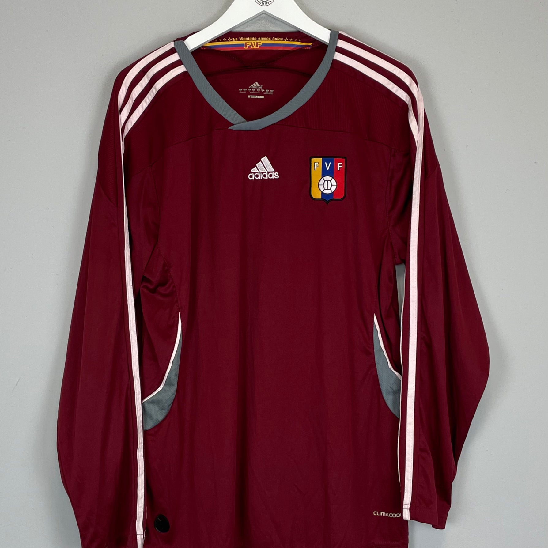 Shop 2012/14 VENEZUELA L/S HOME SHIRT (L) ADIDAS, classic football shirts, vintage football shirts & retro soccer jerseys at Cult Kits