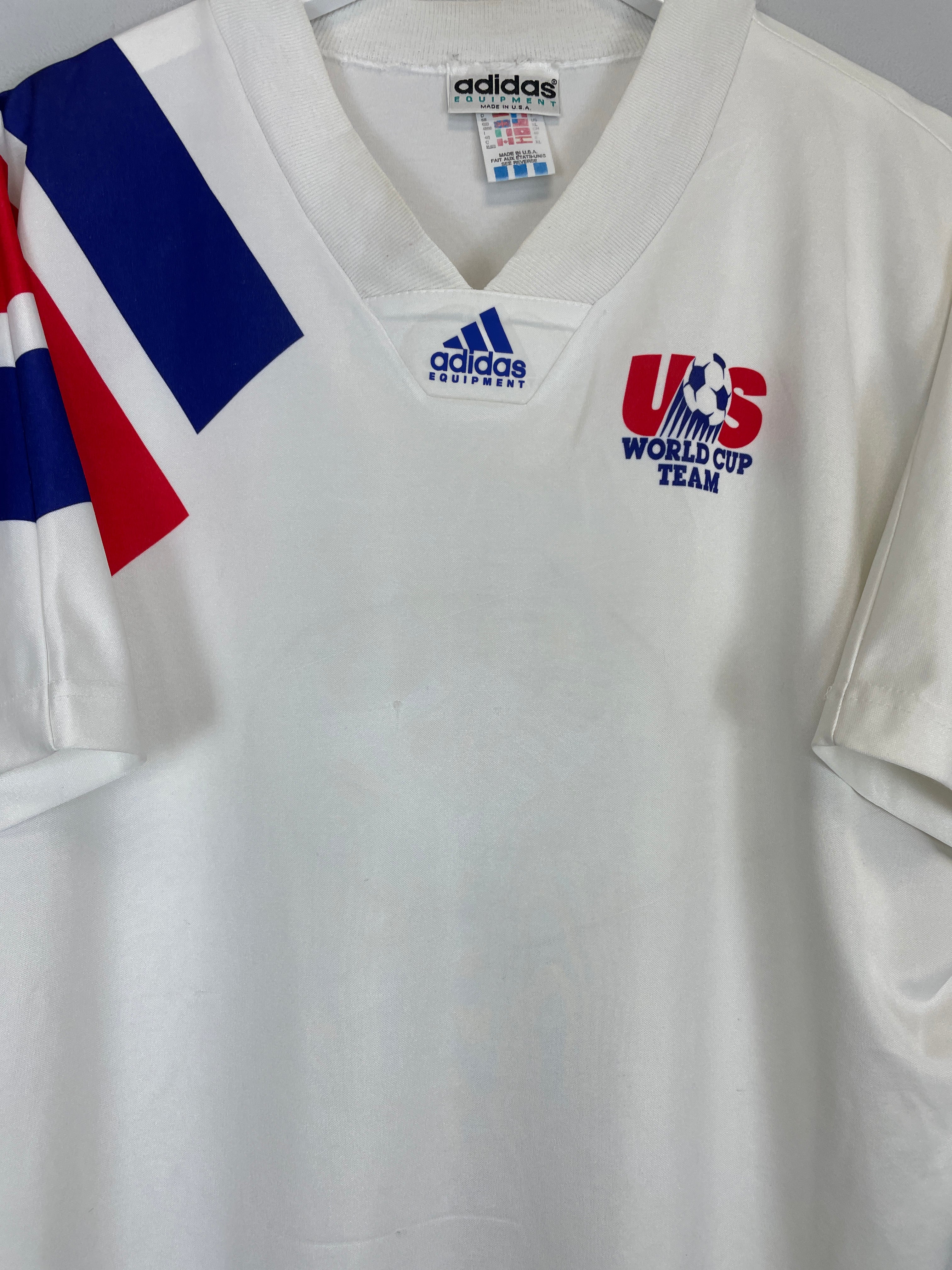 Shop 1992/94 USA HOME SHIRT (XL) ADIDAS, classic football shirts, vintage football shirts & retro soccer jerseys at Cult Kits